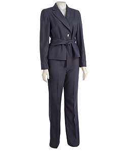 Larry Levine Women's Wrap 2-piece Pantsuit