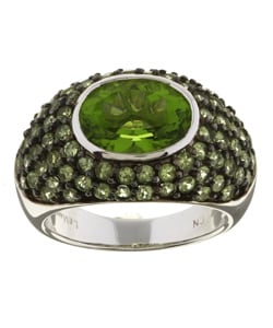 Encore by Le Vian 14k White Gold Peridot Ring
