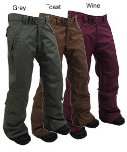 Betty Rides Women's Tweed Cargo Snowboard Pants