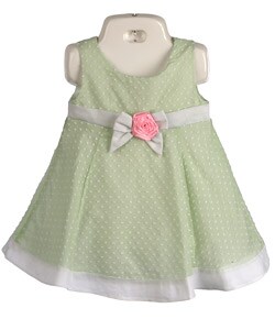 Baby Togs Newborn Girl's Swiss Dot Dress