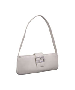 Aspects Bone Lambskin Short Shoulder Bag