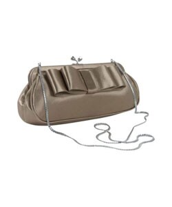 Aspects Bronze Bow Clutch with Chain Strap