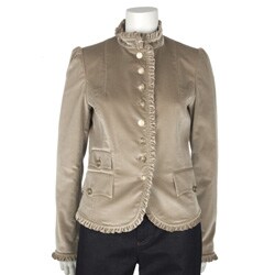 Dolce & Gabbana Sand Ruffle Jacket