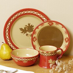 Woolrich Oak Leaf and Acorn 16-piece Dinnerware Set
