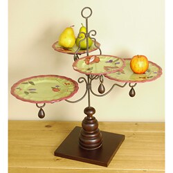 Midnight Garden Statement Plates and Candelabra