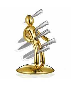 'The Ex' Limited Edition Gold 5-piece Knife Set (Pack of 2)