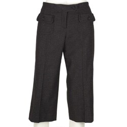 Burberry Women's Grey Cropped Pants