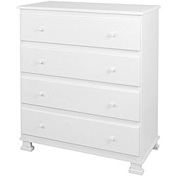 Park Four-drawer Pearl White Dresser