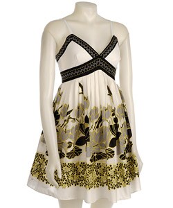 Essentials by A.B.S Embroidered Detail Dress