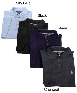 Ten West Apparel Men's Solid Pique Polo