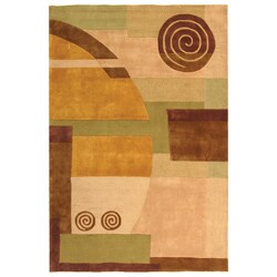 Rodeo Drive Soho Beige Wool Rug (8' x 11')