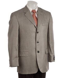 Andrew Fezza Men's Black/ White Houndstooth Blazer