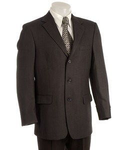 Andrew Fezza Men's Charcoal Houndstooth Blazer
