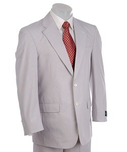 Alexander Julian Men's Brown-grey Pincord Suit