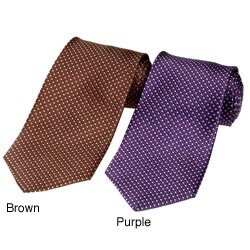 BCBG Attitude Karger Small Dot Silk Tie