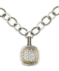 Sterling Silver and CZ Designer Necklace