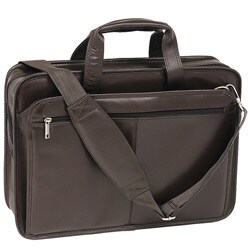 McKlein P Series Avenue Leather Double Compartment Briefcase
