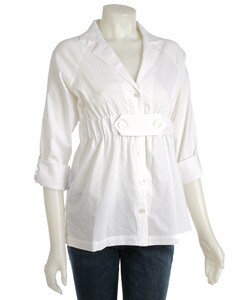 To The Max Center Women's Front Tab Cotton Shirt