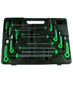9-piece SAE T-handle Hex Key Set