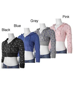 Energie Crop Zipper Front Juniors Hoodie
