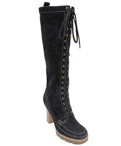 Michael Kors Aquarius Suede Leather Boots