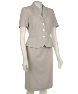Emily Women's Seersucker Skirt Suit