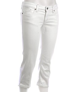 Chip and Pepper Women's Stella White Capri Pants