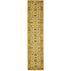 Hand-spun Mahal Tribal Wool Rug (2'3 x 12')