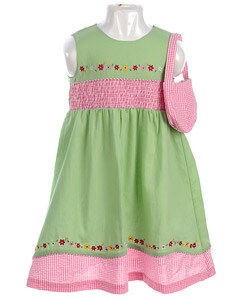 Baby Togs Girl's Green Sun Dress