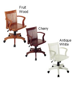 Office Star Deluxe Wood Bankers Chair