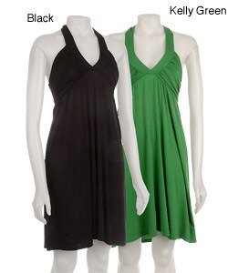 Tammy Mars Shirred Halter Dress