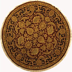 Hand-knotted Dynasty Treasures Rug (6' Round)
