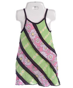 Sister Sam Girl's Crinkled Tank Dress