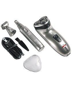 Streamlined Rechargeable Triple-head Shaving Kit
