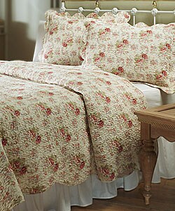 Heritage Rose Quilt Set (Queen)
