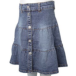 Bongo Junior's Button Front Denim Skirt