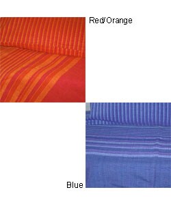 Allan Stripe Cotton Bedspread (India)