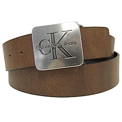 Calvin Klein Leather Distressed Men's Belt