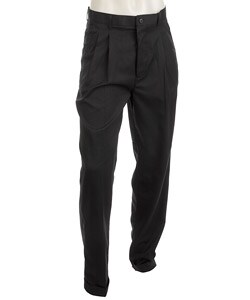Oleg Cassini Men's Navy Double Pleat Pants