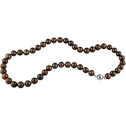 Cultured Brown Freshwater Pearl Necklace (8-9mm)