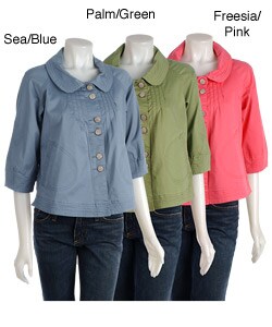Live A Little Peter Pan Collar A-line Jacket
