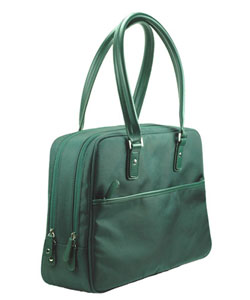 GiddyUp Women's Laptop Green/ Grey Bag