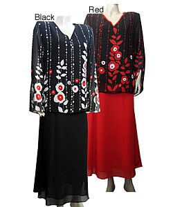 Mix Studio's Wall St. Two-piece Printed Skirt Set