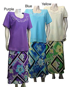 Mix Studio's Wall St. 2-piece Beaded Skirt Set