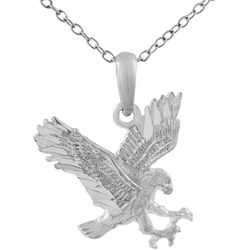 Sterling Silver American Eagle Necklace