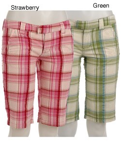 BB Dakota Women's Plaid Bermuda Short