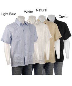 Visitor Men's Short-sleeve Guayabera Shirt