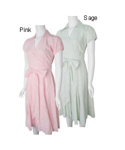 Adi Designs J California Wrap Bodice Dress