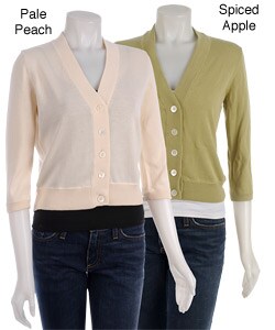 DKNY 3/4-sleeve Women's Cardigan Sweater