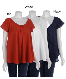 DKNY Lined Babydoll Top